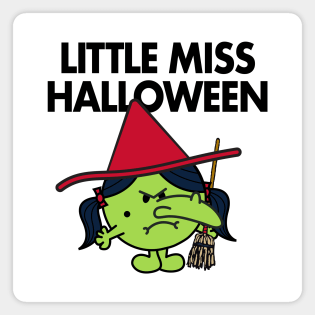 Miss Halloween Magnet by TeeLabs